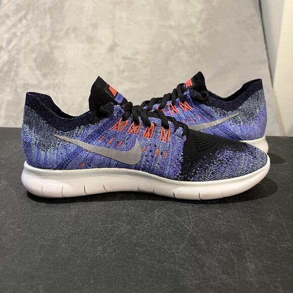 Nike Free RN Flyknit 2017 Shoes Womens Size 8 Running 880844-005 - Picture 6 of 10